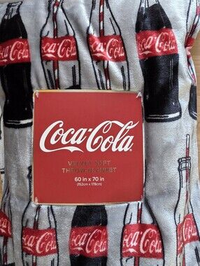 1 Coca-Cola Velvet Soft Throw Blanket